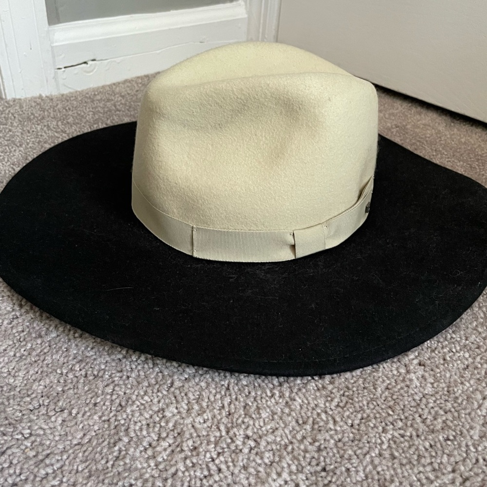 Brixton Black and Cream Hat